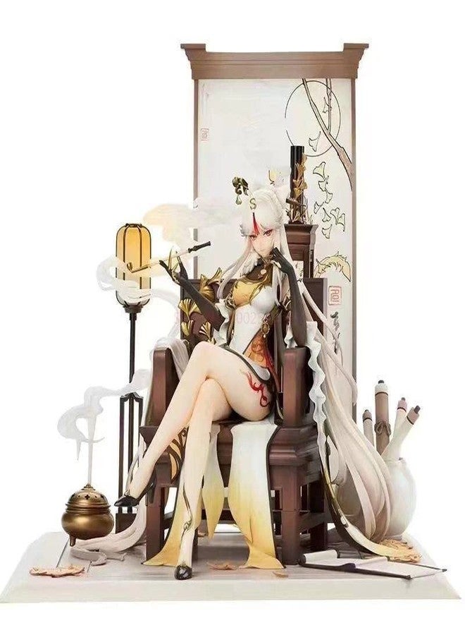 KENMA Genshin Impact Ninguang Action Figure PVC Gaming Figure Weeb Mnga Collectible Model Toy, 21 cm, 18 cm, Multi Color - Image 1